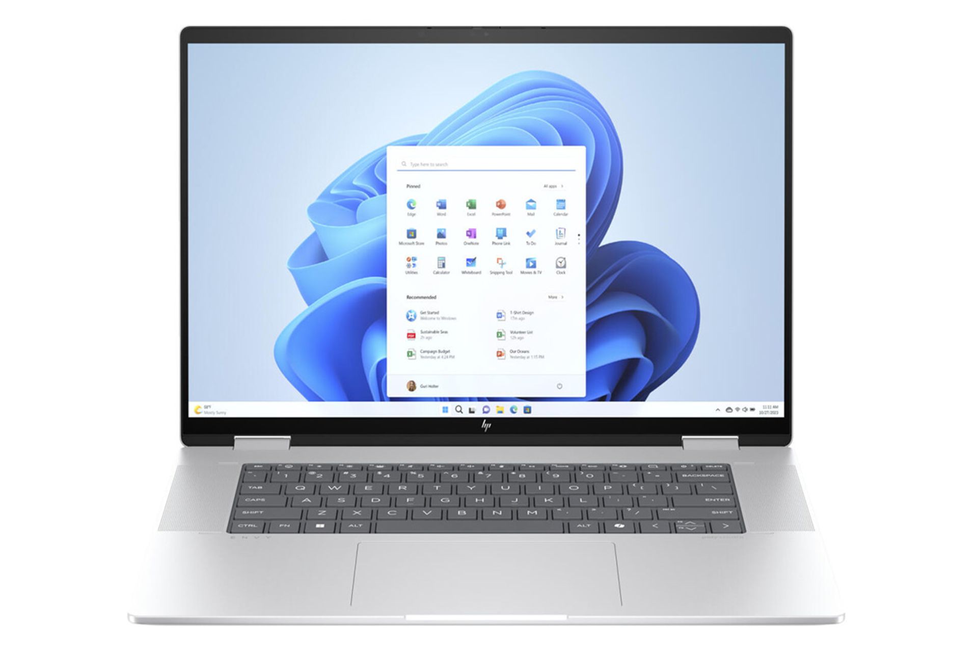 لپ تاپ اچ پی HP ENVY x360 16-ac0013dx نمای جلو