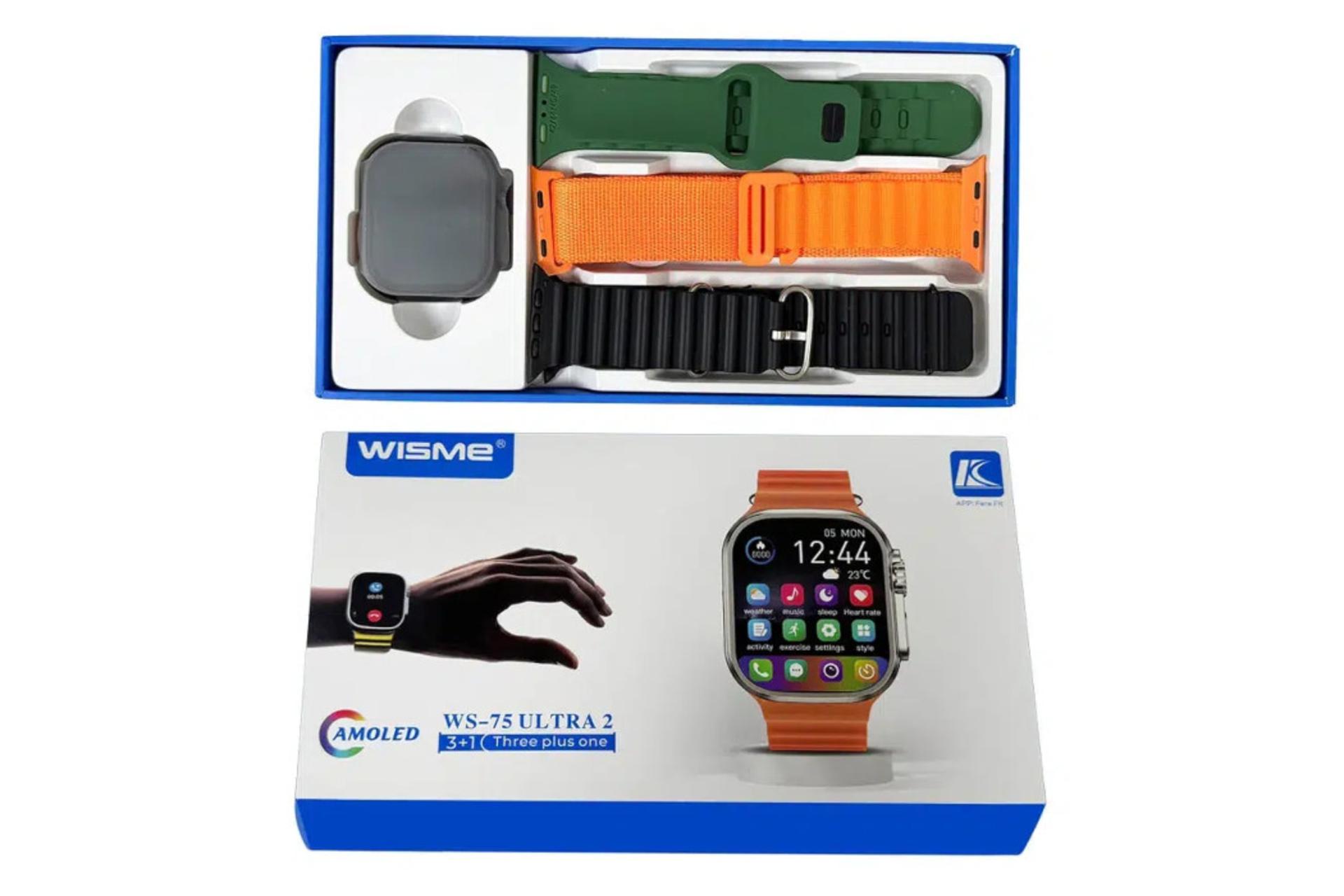 اقلام همراه ساعت هوشمند ویسمی WISME WS-75 Ultra 2