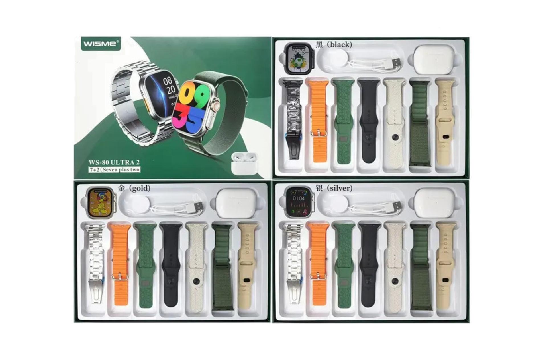 اقلام همراه ساعت هوشمند ویسمی WISME WS-80 Ultra 2