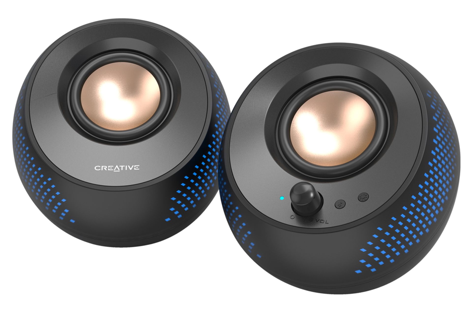 ابعاد و اندازه اسپیکر کریتیو Pebble X