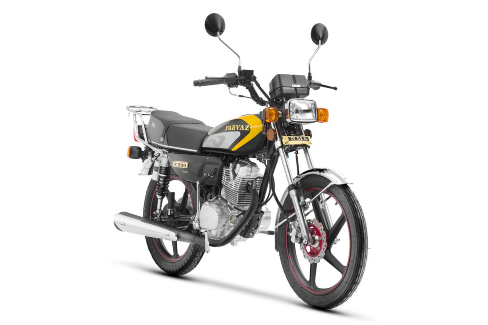 مرجع متخصصين ايران موتورسيكلت نيرو موتور پرواز Niroo Motor Parvaz CDI 200 نماي جلو