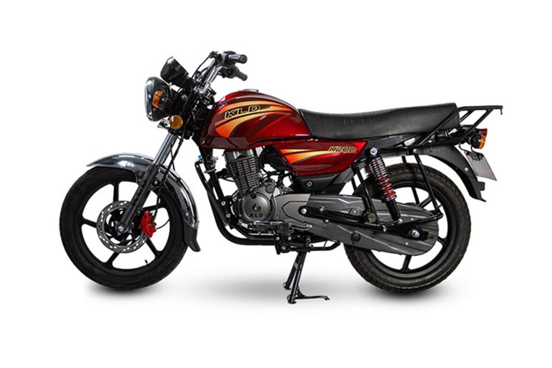 موتورسیکلت کبیر موتور Kabir Motor KLD K200 نمای جانبی چپ