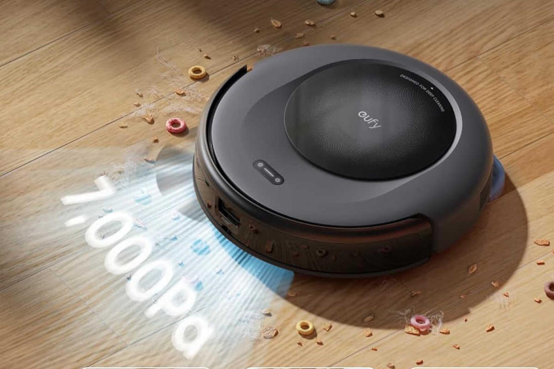 قدرت مکش جارو رباتیک یوفی Omni C20