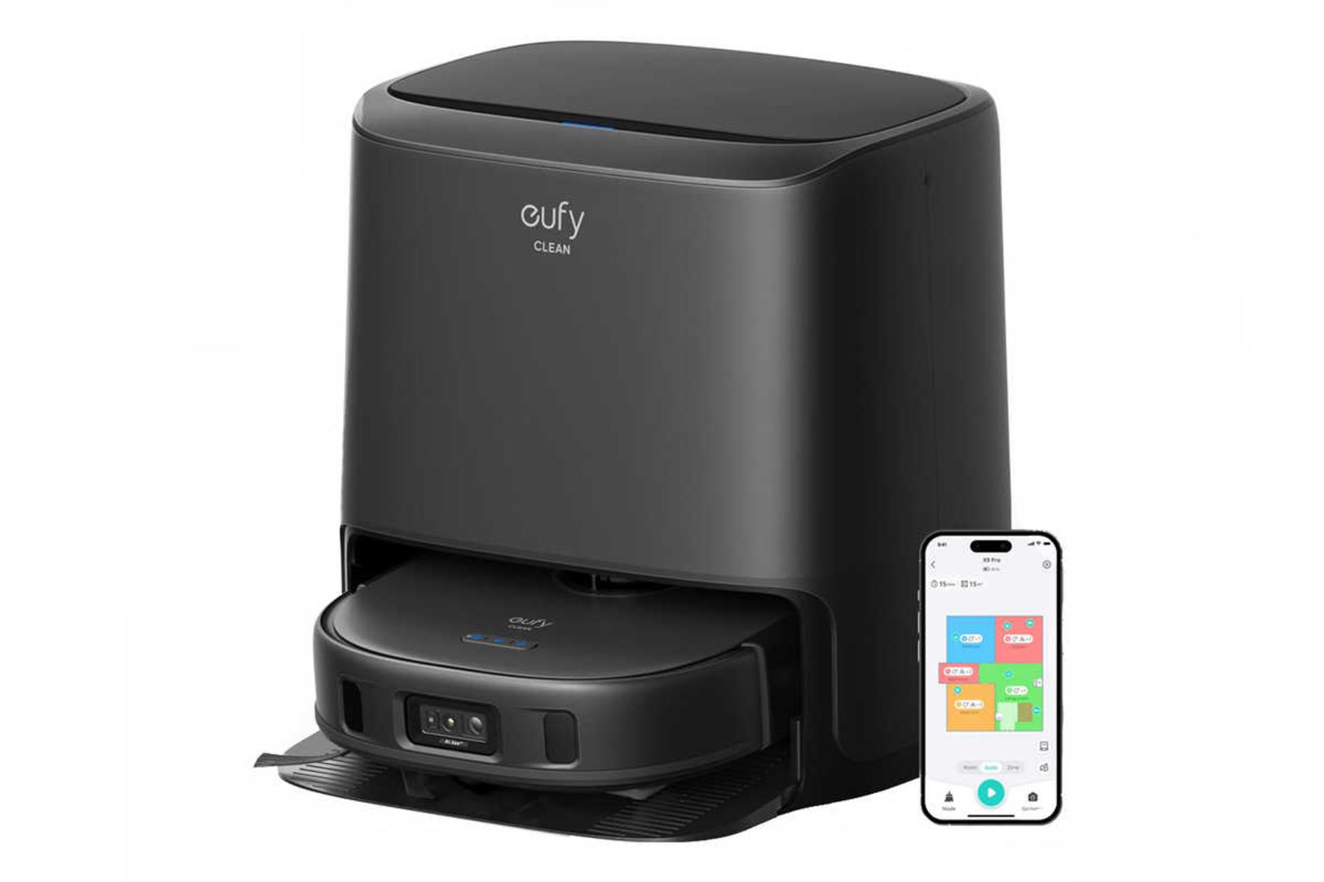 نمای جلوی جارو رباتیک یوفی X9 Pro