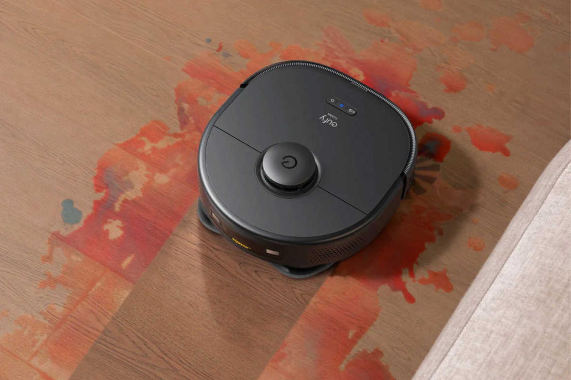 حالت تی کشی جارو رباتیک یوفی X9 Pro