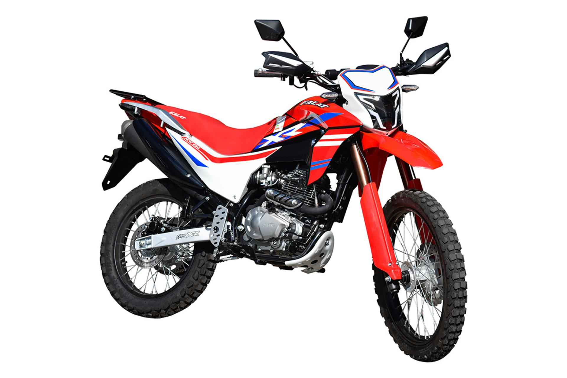 مرجع متخصصين ايران موتورسيكلت همتاز موتور فلات تريل Hamtaz Motor FALAT XR 250 نماي جلو