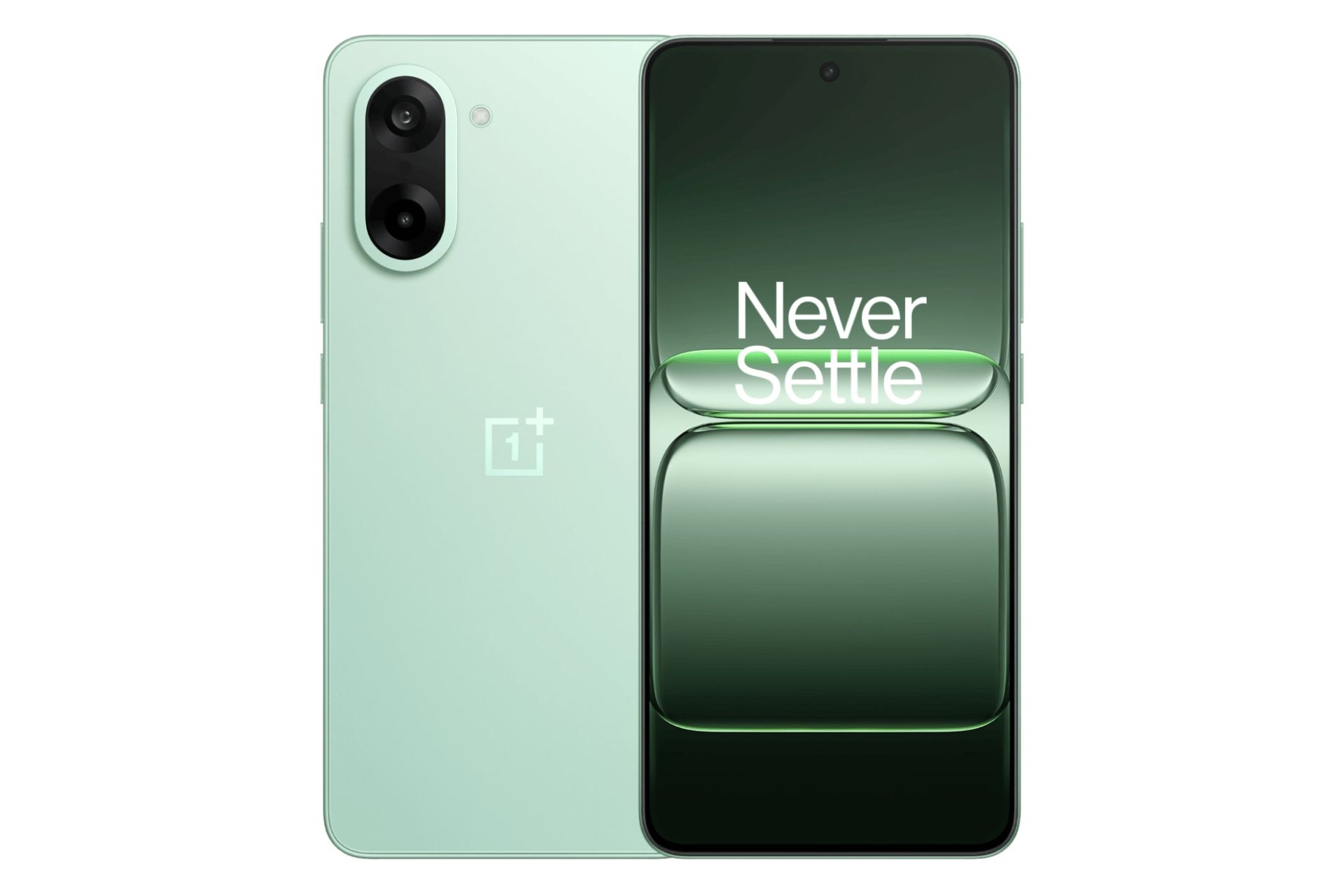 پنل جلو و پشت گوشی موبایل وان پلاس OnePlus Ace 5 Racing سبز روشن