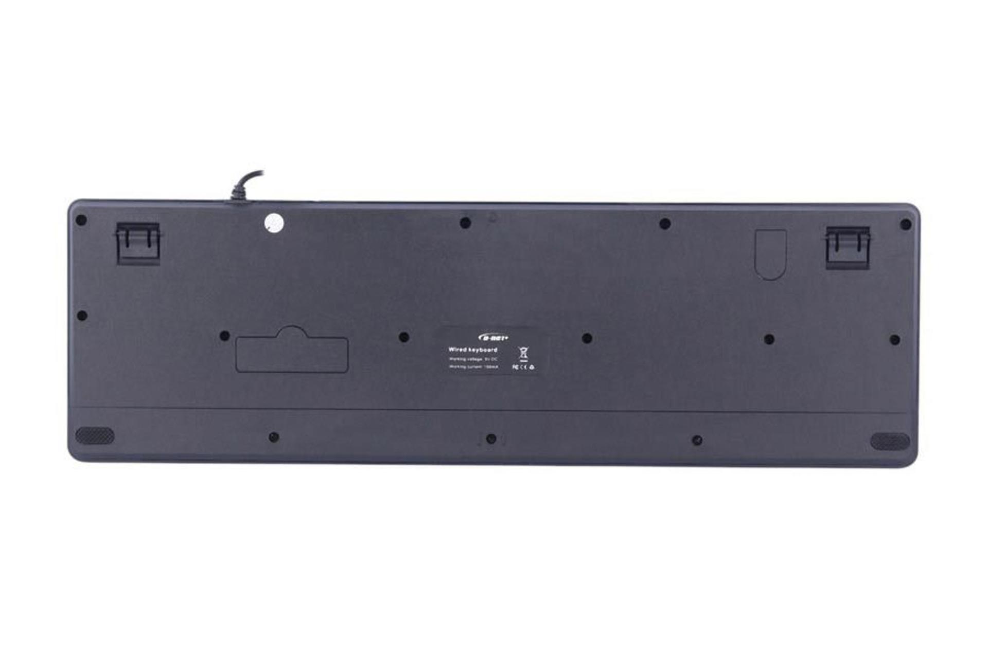 نمای پشت و بدنه کیبورد دی نت DT-997