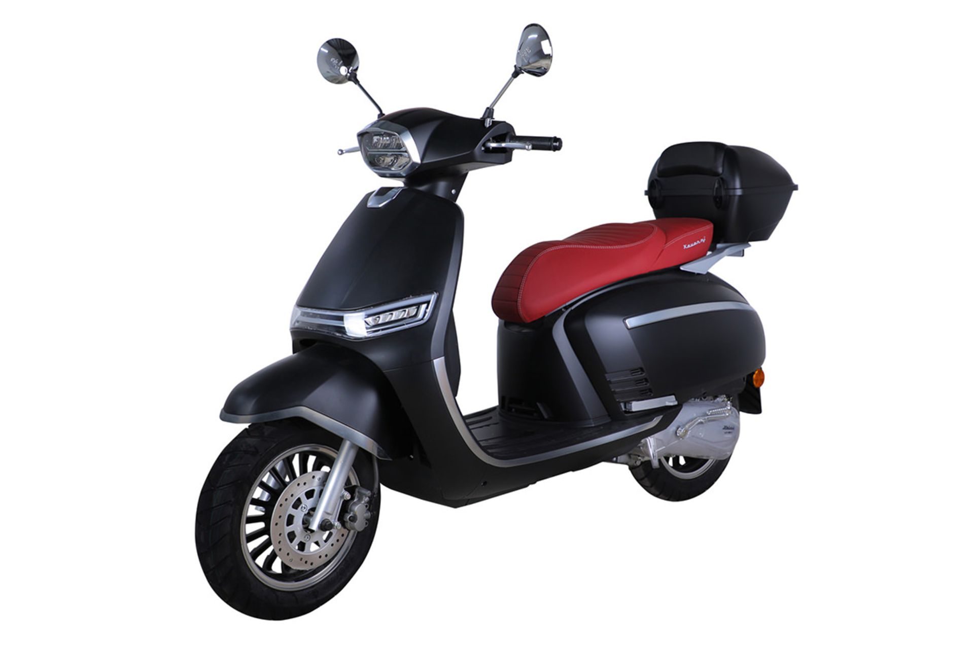 موتورسیکلت دینو موتور کاوان Dino Motor KAVAN MJ نمای جلو و جانبی