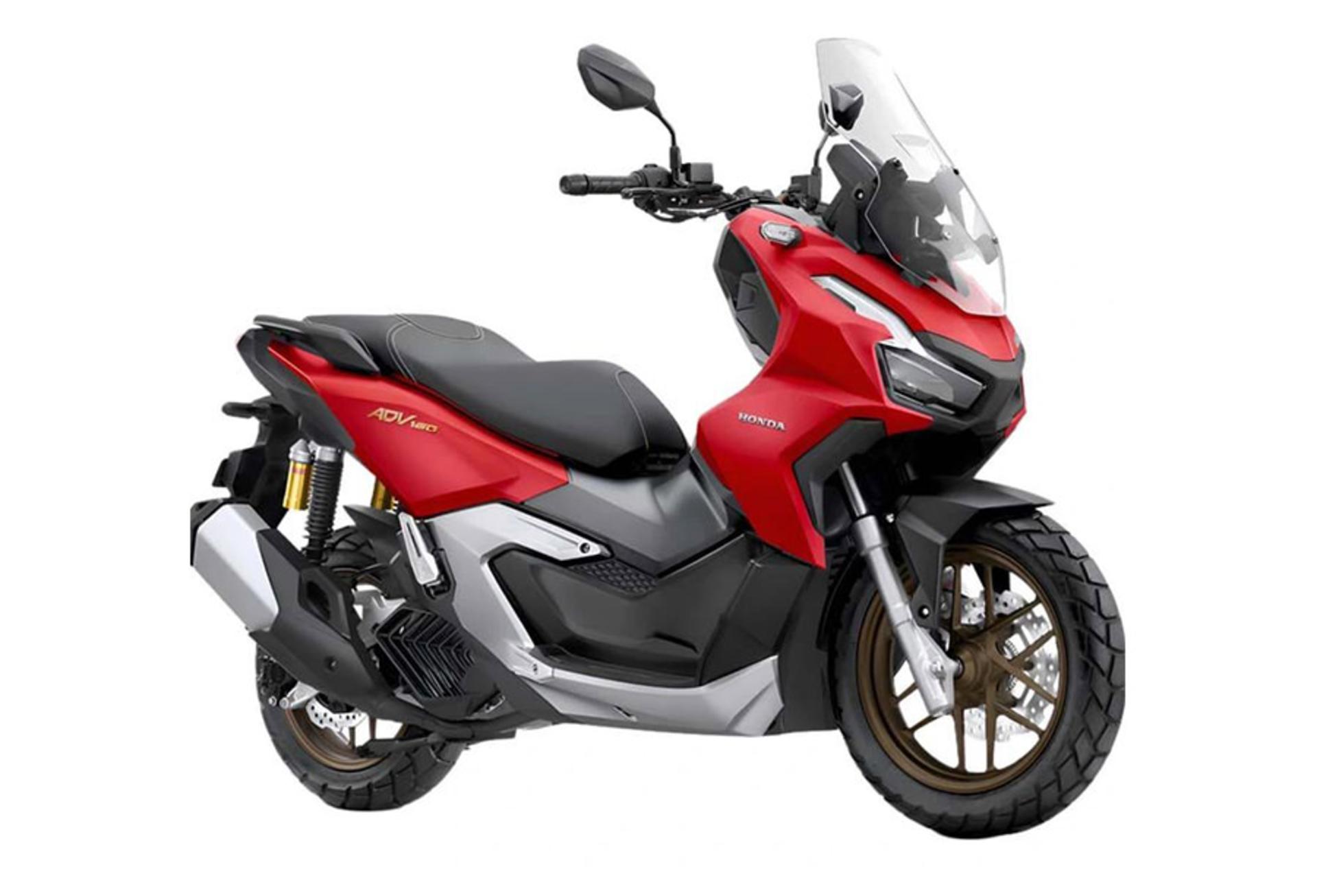 مرجع متخصصين ايران موتورسيكلت هوندا Honda ADV 160 نماي جلو و جانبي