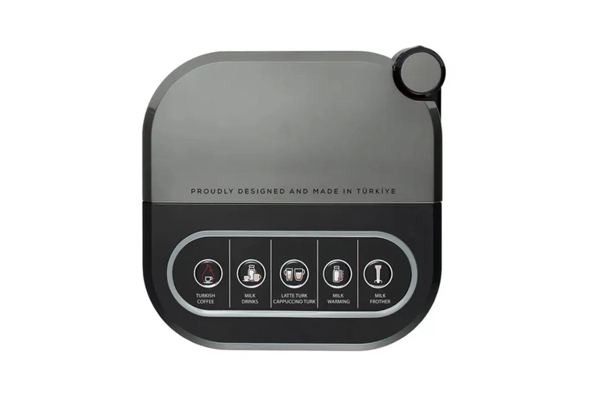 قهوه ساز کاراجا Karaca Hatir Barista نمای بالا و دکمه های کنترل عملکرد