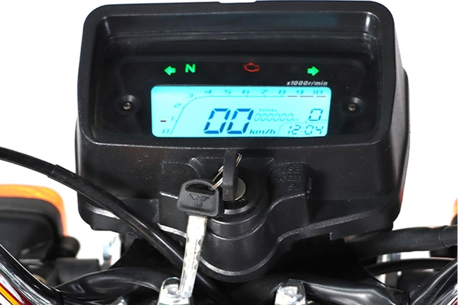 موتورسیکلت کبیر موتور Kabir Motor KABIR 200 نمای سرعت سنج و کیلومترشمار