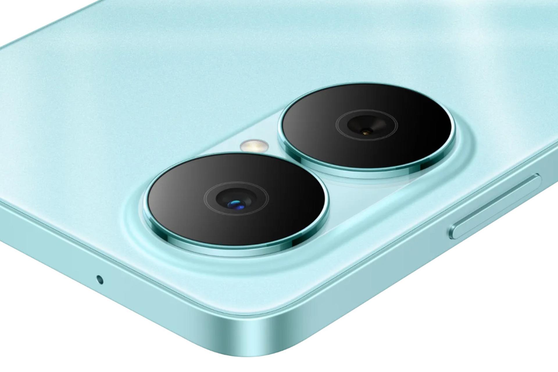 چینش دوربین گوشی موبایل نوا Y73 هواوی آبی روشن / Huawei nova Y73