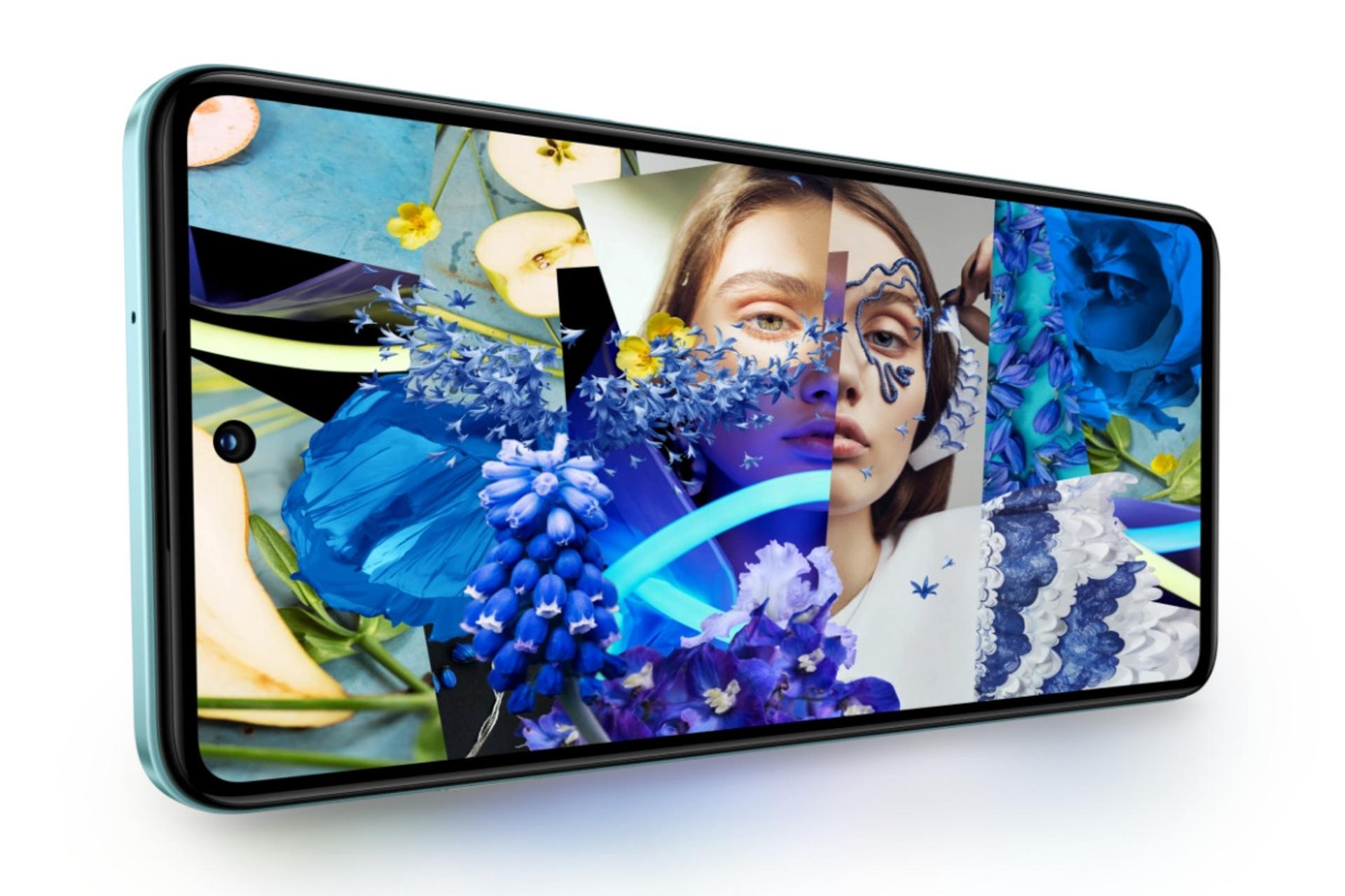 پنل جلو و صفحه نمایش گوشی موبایل نوا Y73 هواوی آبی روشن / Huawei nova Y73