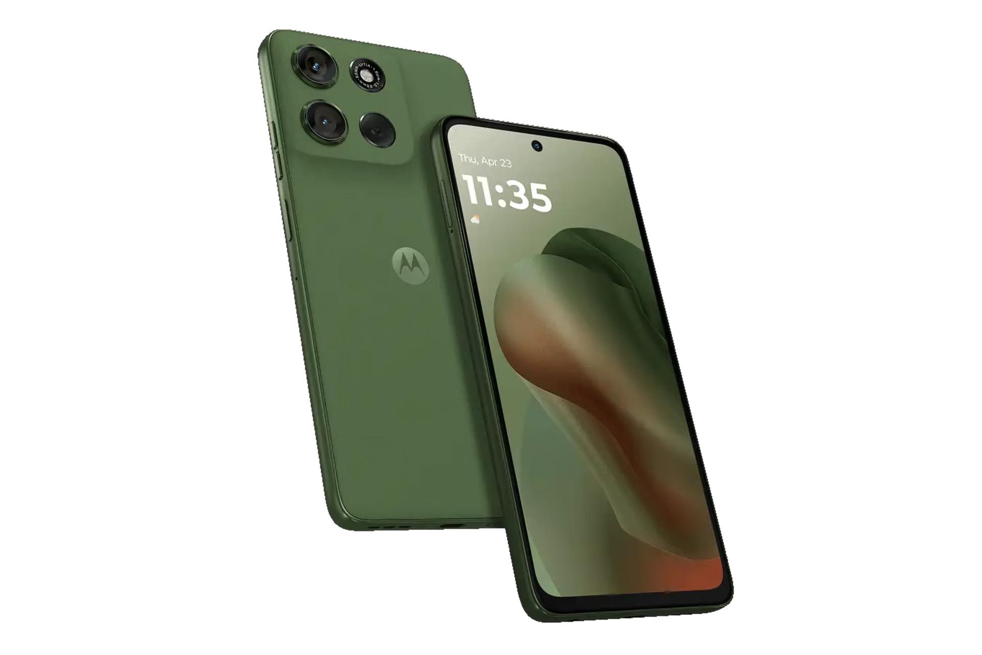 پنل جلو و پشت گوشی موبایل موتو G56 موتورولا سبز / Motorola Moto G56