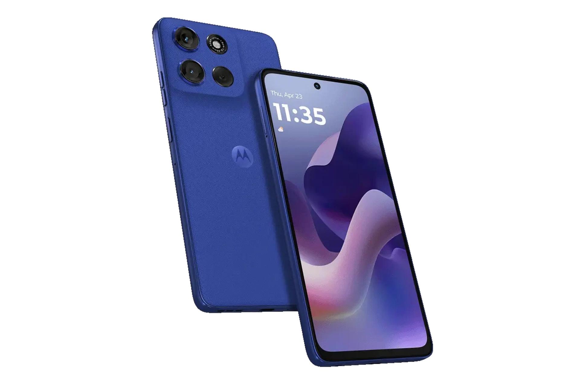 پنل جلو و پشت گوشی موبایل موتو G56 موتورولا آبی / Motorola Moto G56