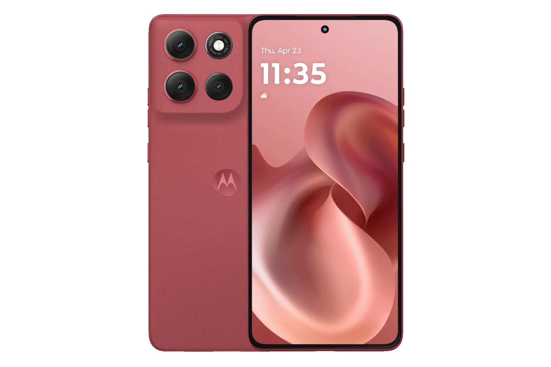 پنل جلو و پشت گوشی موبایل موتو G86 موتورولا قرمز / Motorola Moto G86