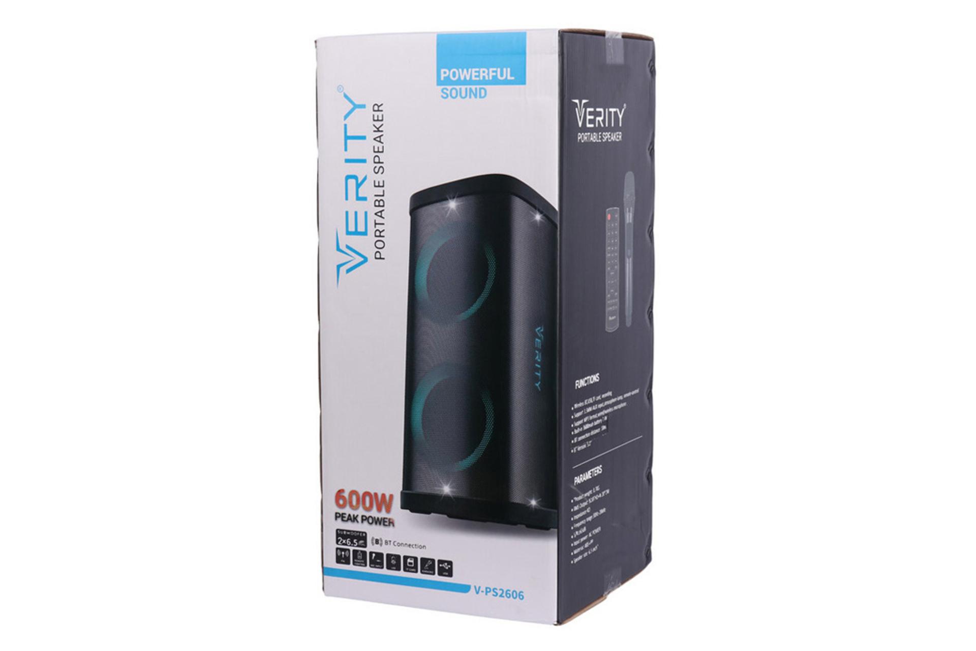 جعبه اسپیکر وریتی V-PS2606