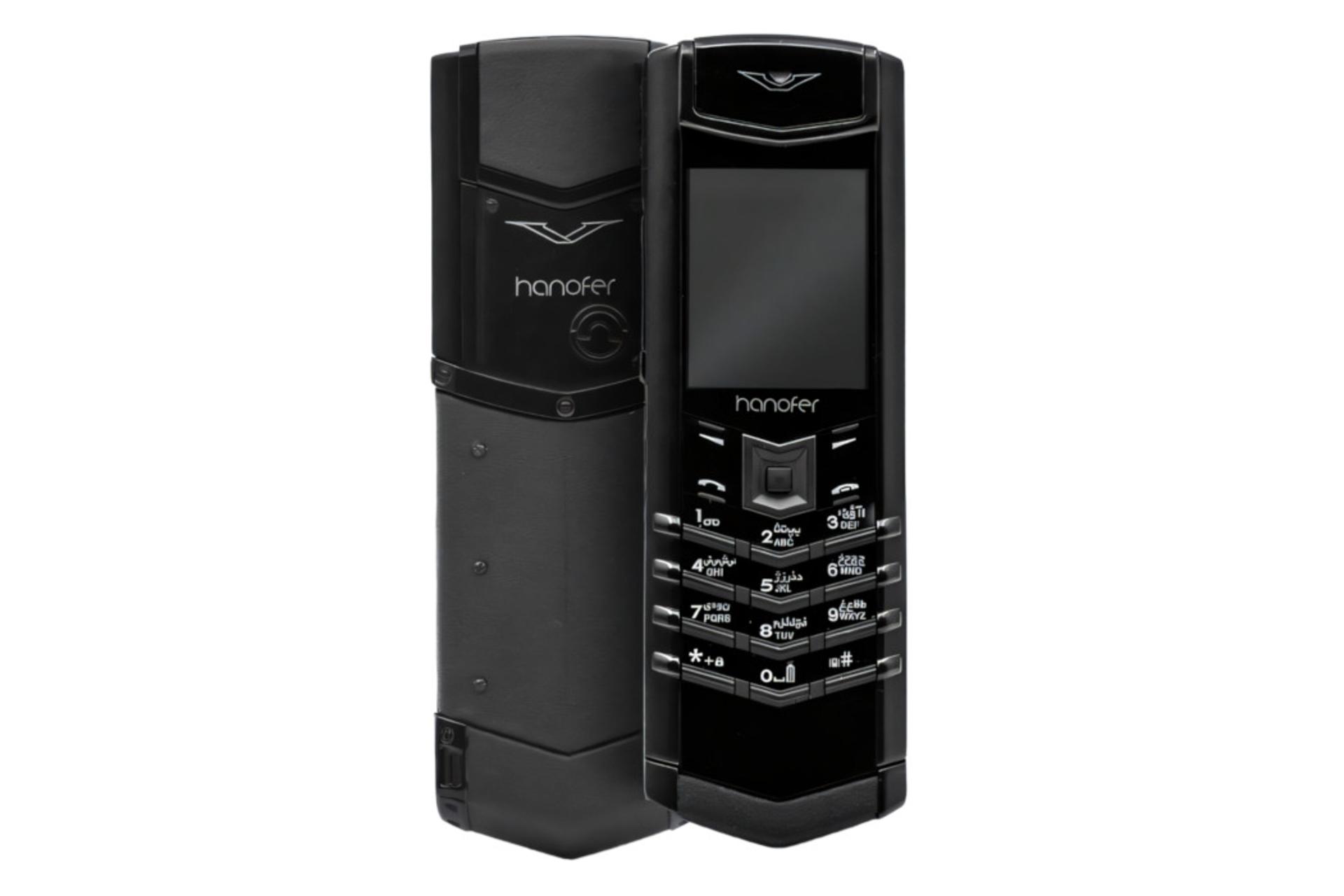 پنل جلو و پشت گوشی موبایل هانوفر V6 پرو مشکی / Hanofer V6 Pro