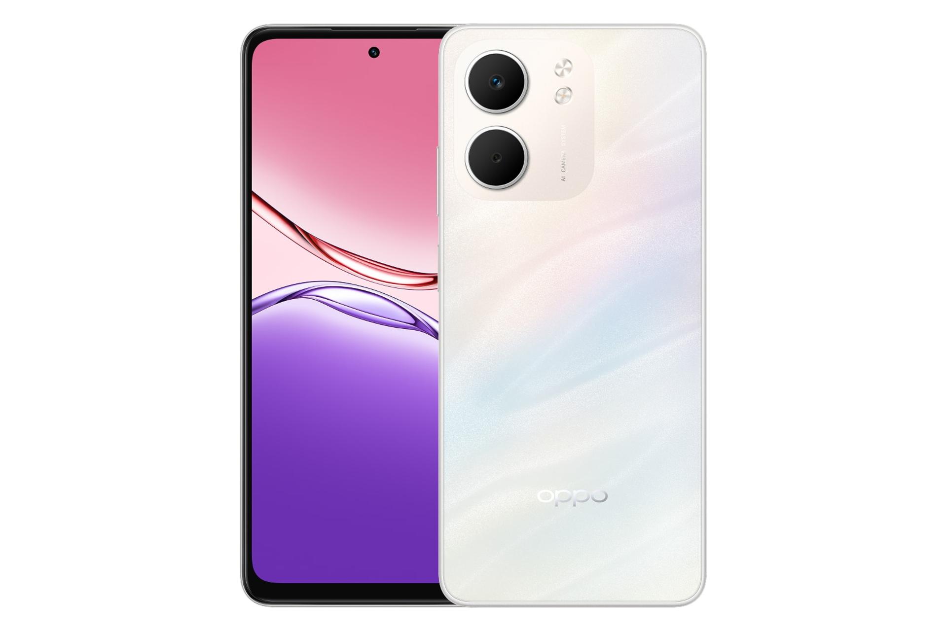 پنل جلو و پشت گوشی موبایل اوپو Oppo A5x 5G سفید