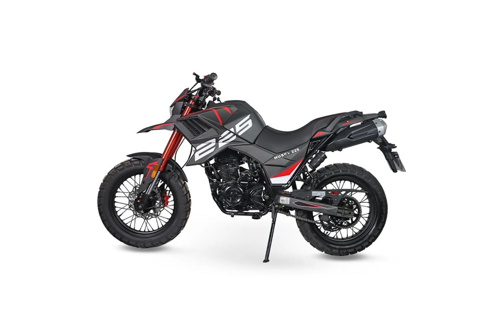 موتور سیکلت جهان رو هاسکی Jahanro Husky 225 نمای جانبی چپ