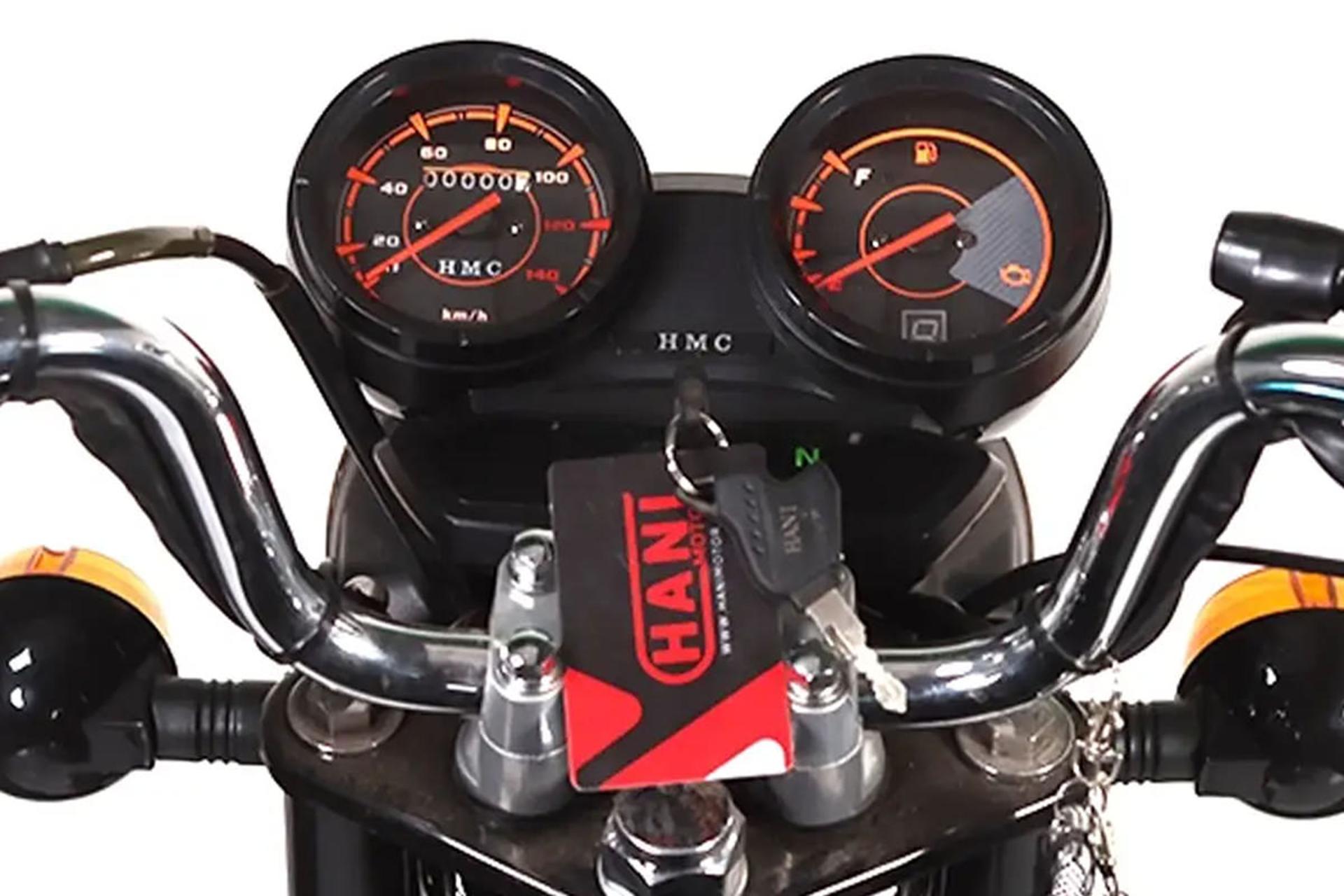 موتورسیکلت هانی موتور Hani Motor BM200 نمای سرعت سنج و کیلومترشمار