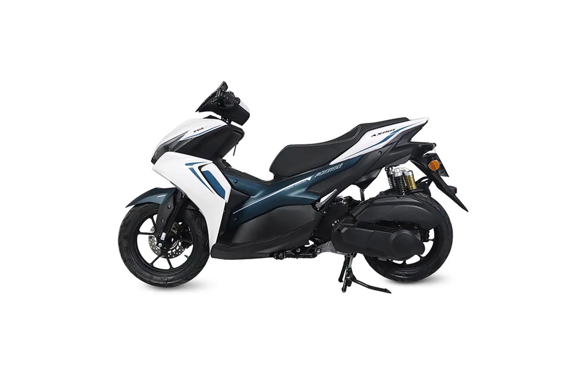 موتورسیکلت هانی موتور طرح آیروکس Hani Motor Aerox AX150 نمای جانبی چپ