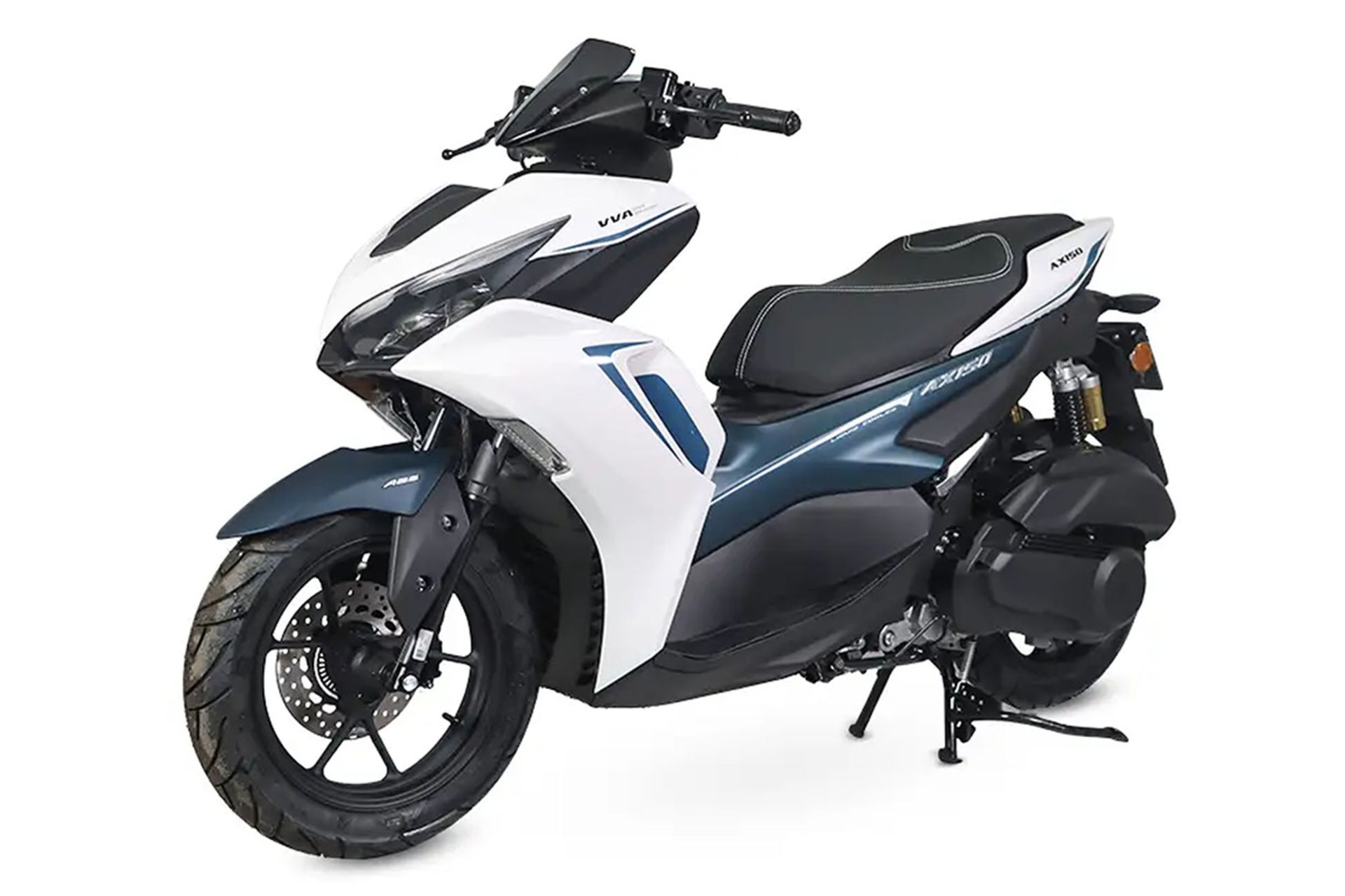موتورسیکلت هانی موتور طرح آیروکس Hani Motor Aerox AX150 نمای جلو و جانبی