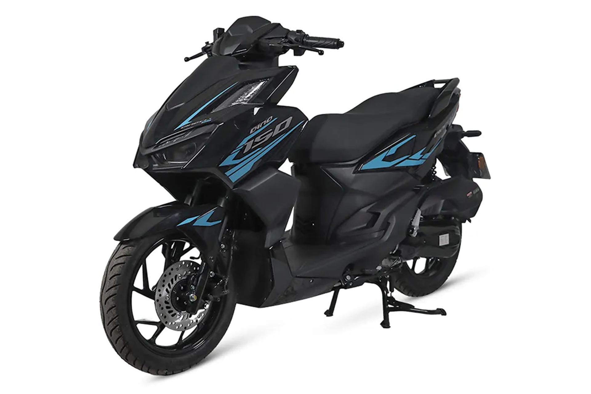 مرجع متخصصين ايران موتورسيكلت دينو Dini Motor DINO +CL150 نماي جلو و جانبي