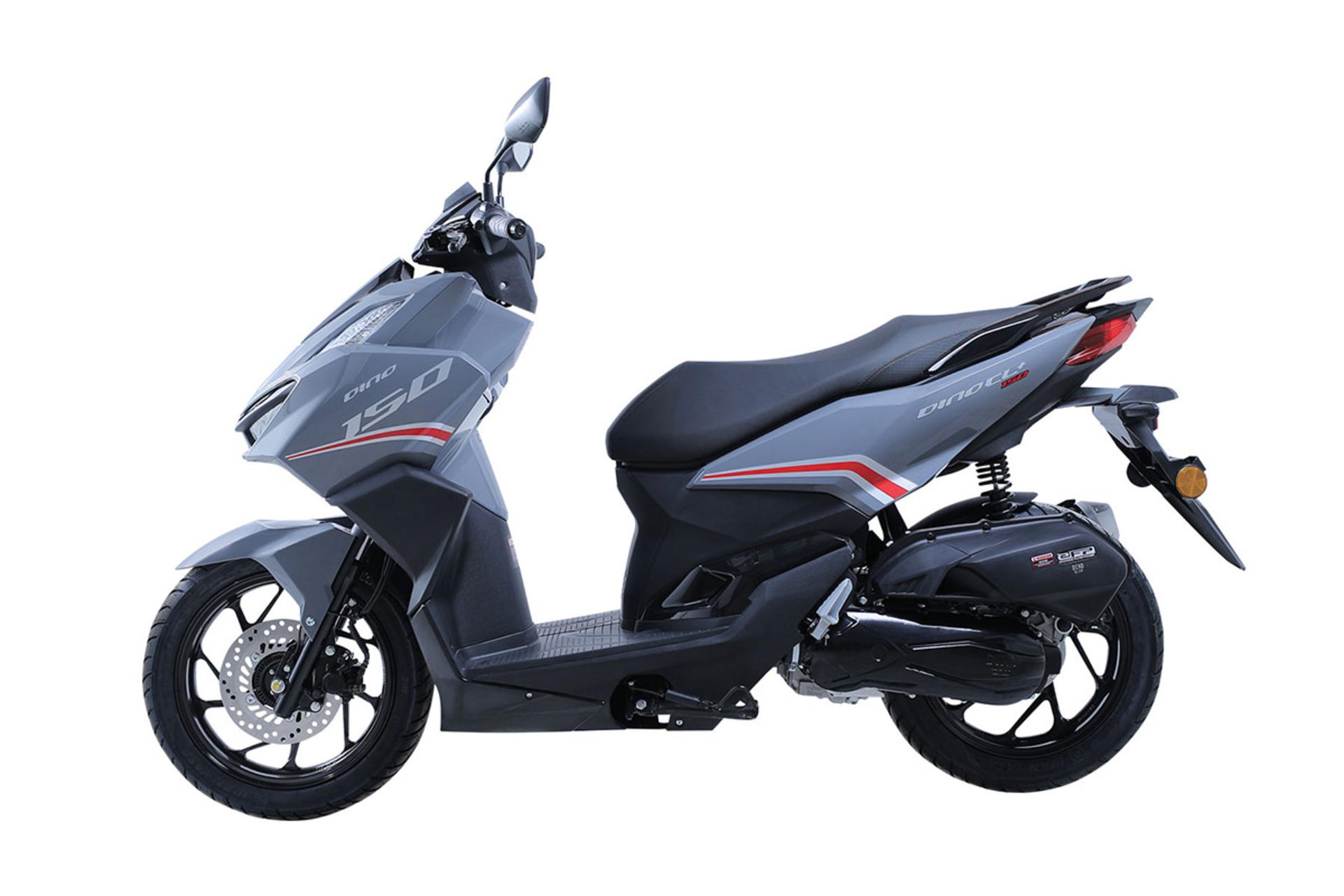 موتورسیکلت دینو Dini Motor DINO +CL150 رنگ خاکستری و قرمز