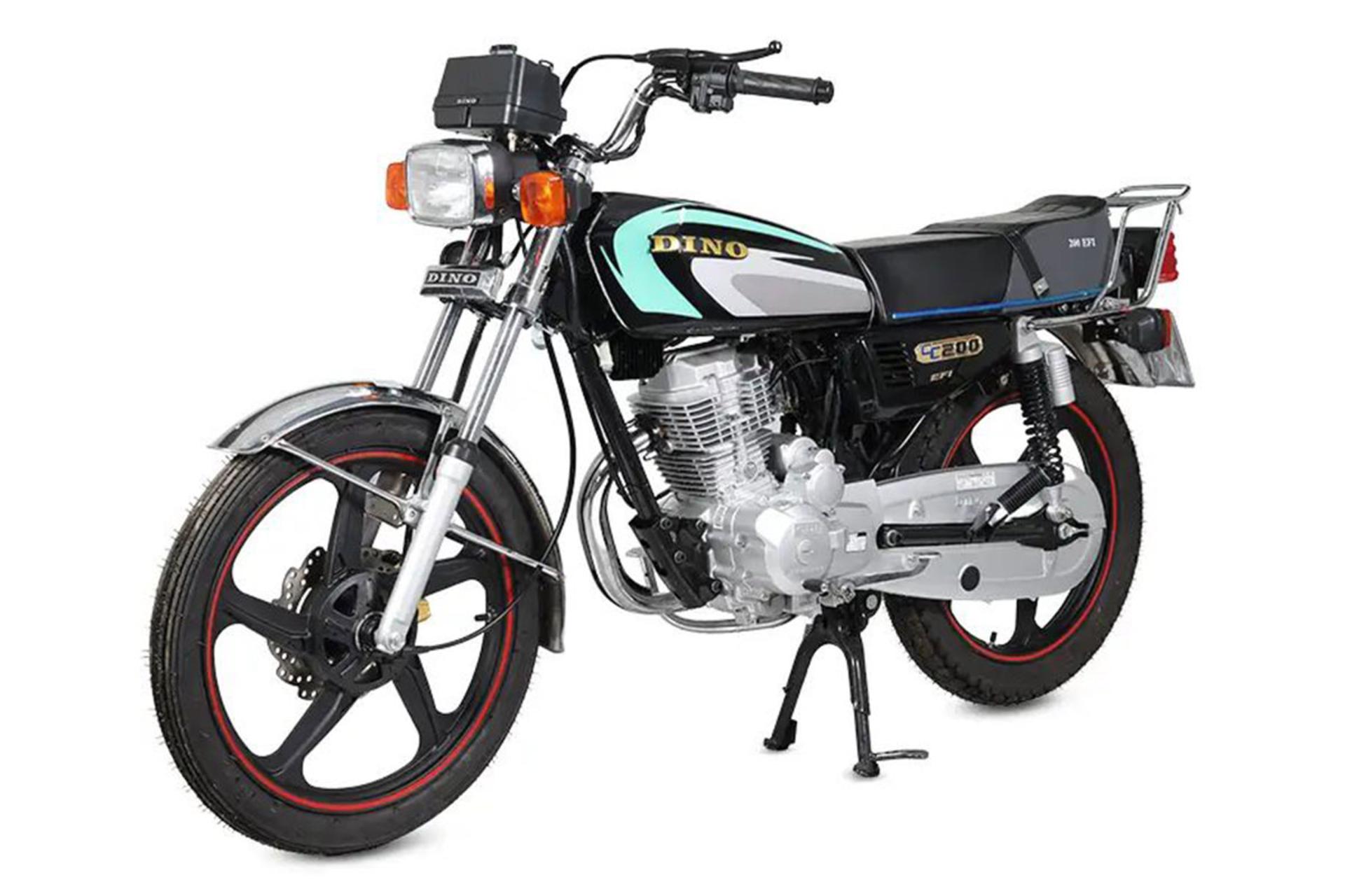 موتورسیکلت دینو Dino Motor Dino 200 نمای جلو و جانبی