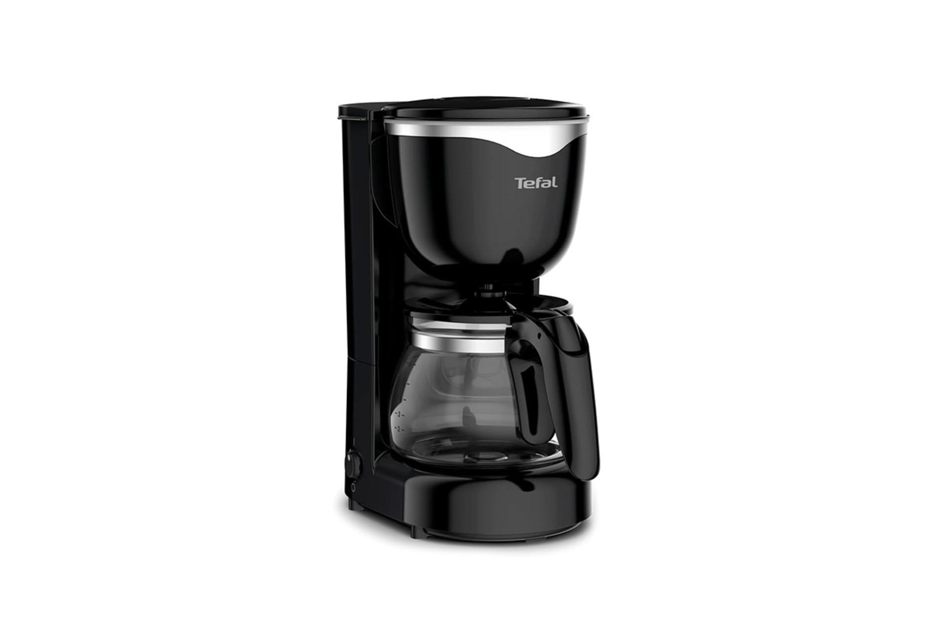 مرجع متخصصين ايران قهوه ساز تفال Tefal CM340 نماي جلو و جانبي