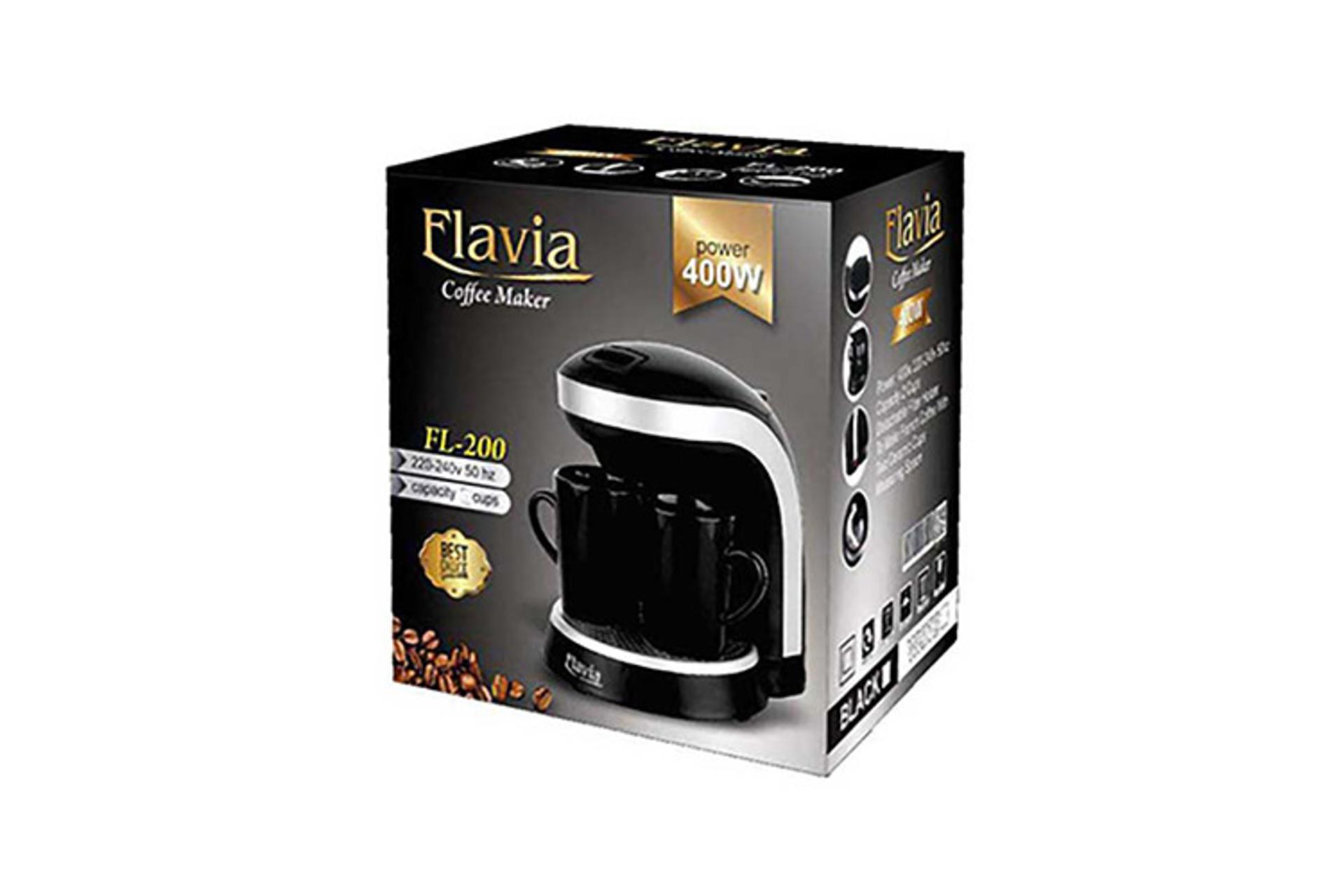قهوه ساز فلاویا Flavia FL-200 جعبه و بسته بندی رنگ مشکی