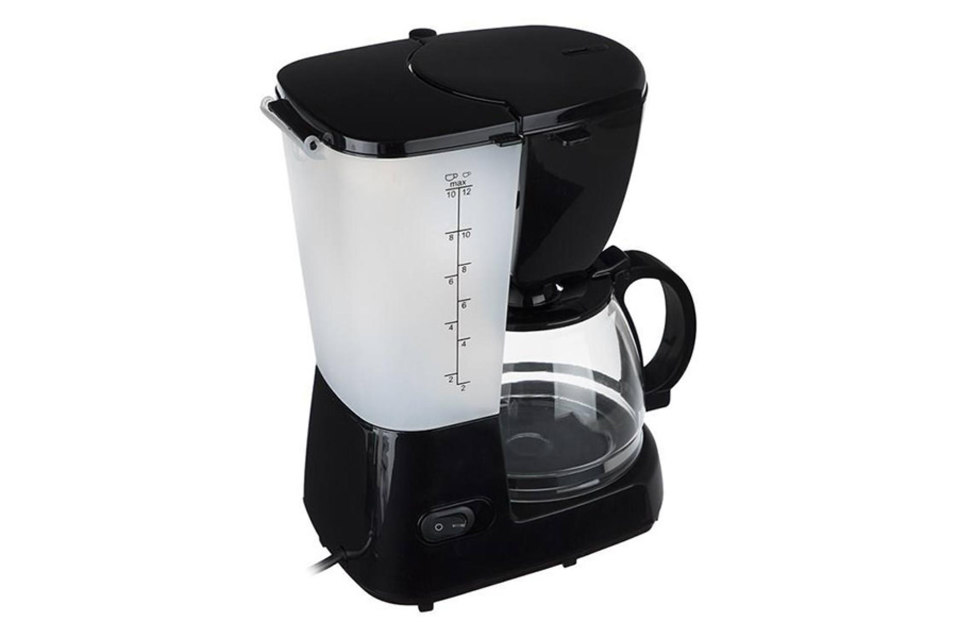 قهوه ساز فلر Feller CM 60 رنگ مشکی نمای جانبی و پشت