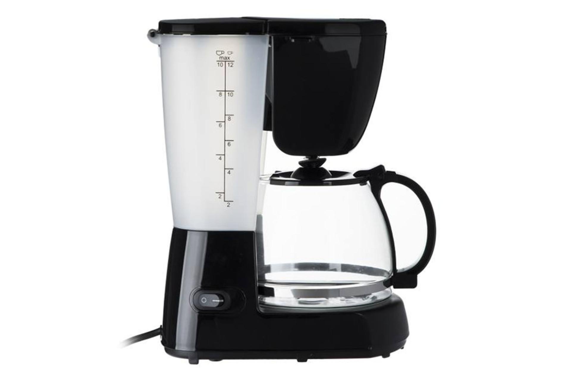 قهوه ساز فلر Feller CM 60 رنگ مشکی نمای جانبی