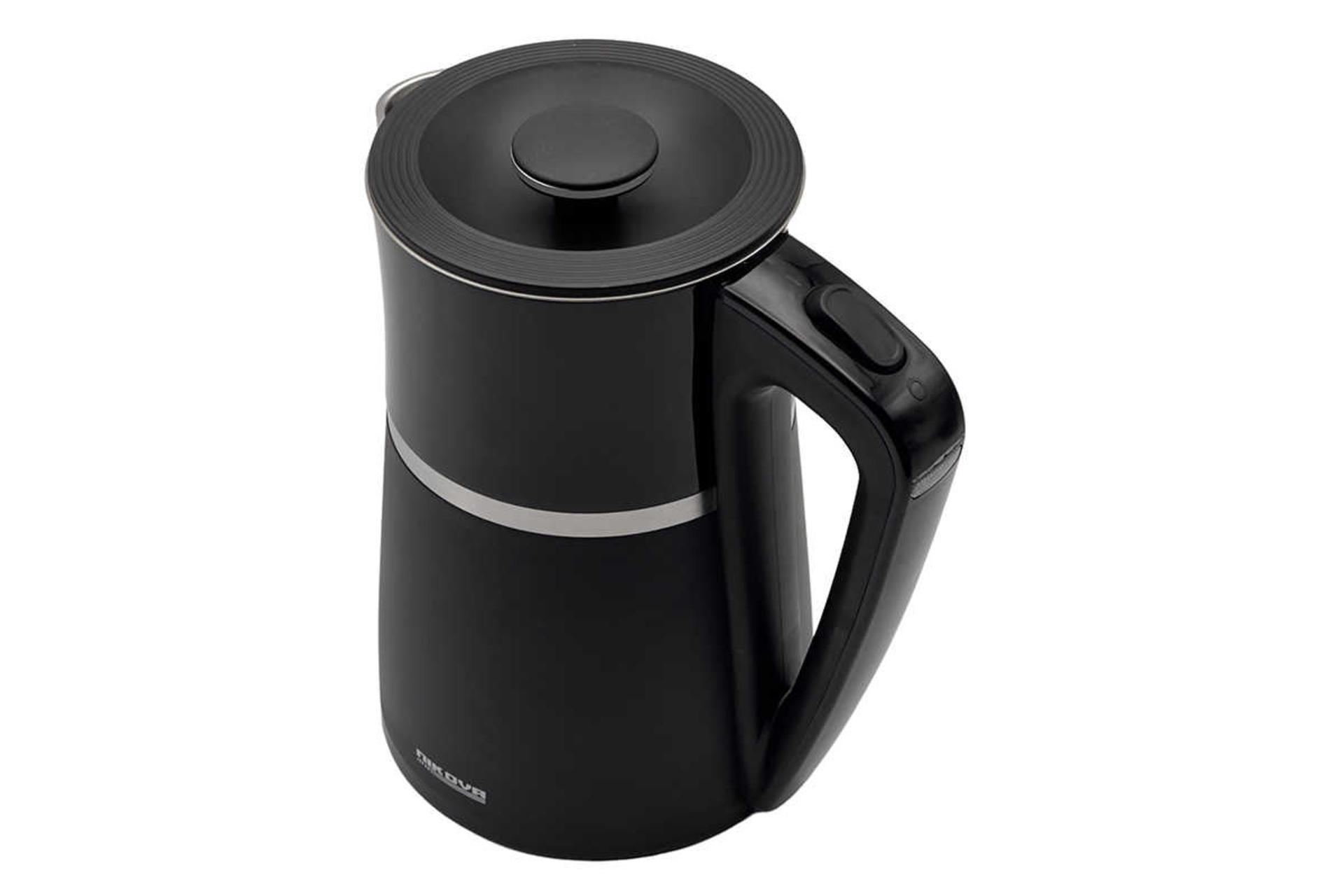 نمای پشت کتری برقی نیکووا NK-206 رنگ مشکی