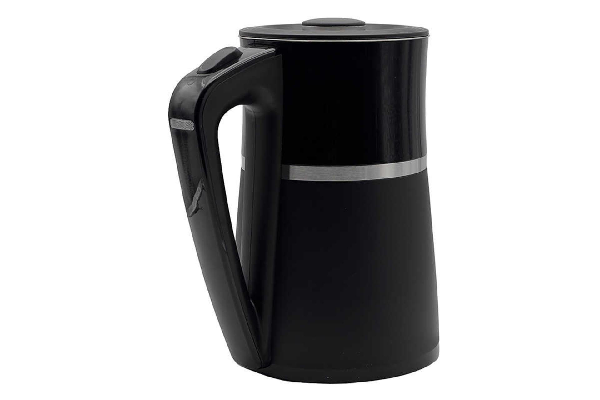 نمای سمت چپ کتری برقی نیکووا NK-206 رنگ مشکی