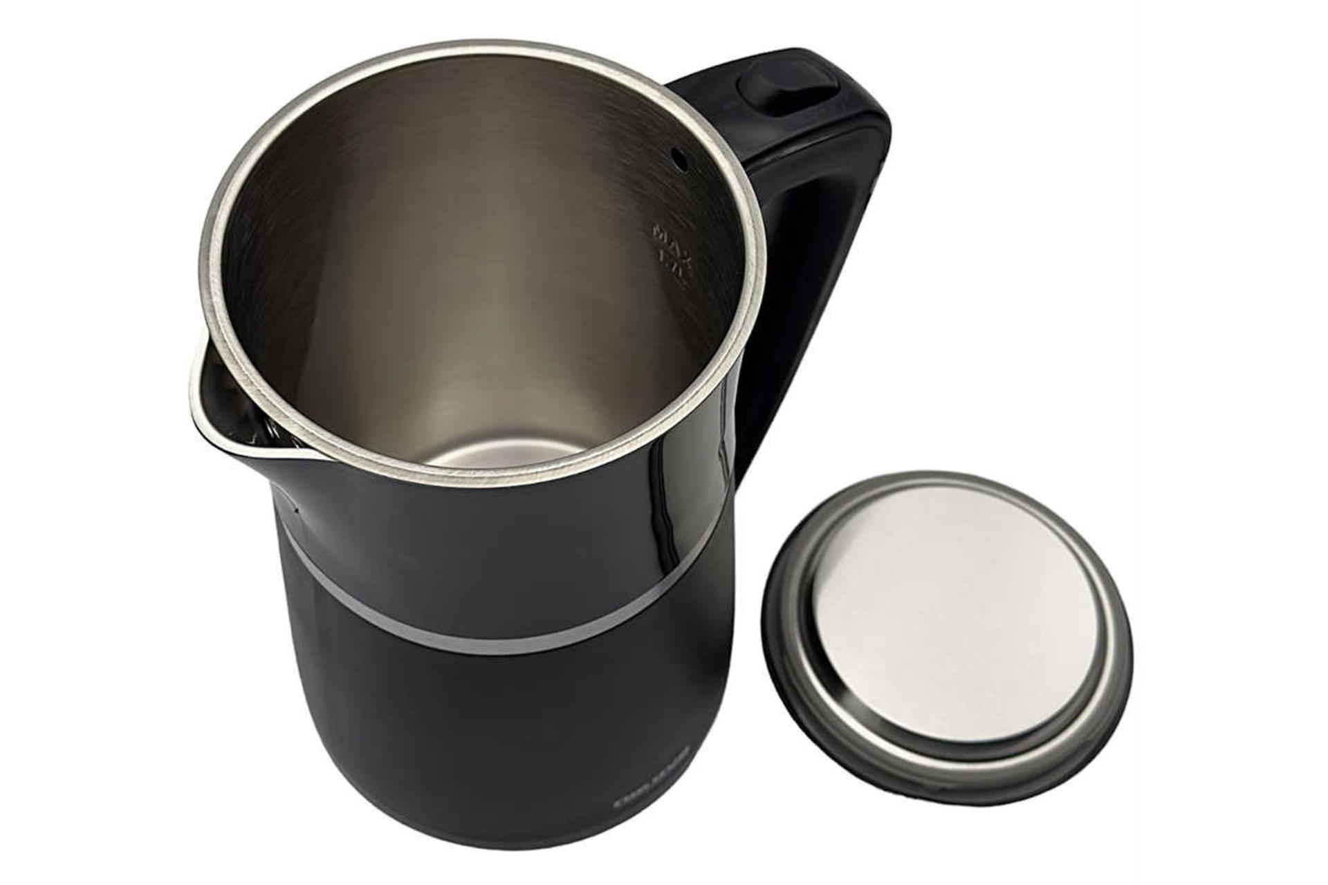 نمای داخل کتری برقی نیکووا NK-206 رنگ مشکی