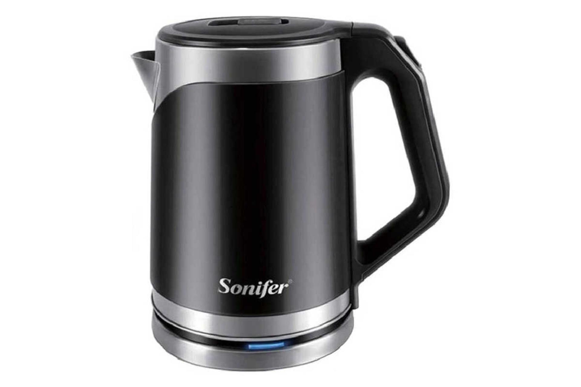 مرجع متخصصين ايران نماي سمت راست كتري برقي سونيفر SF-2071 رنگ مشكي