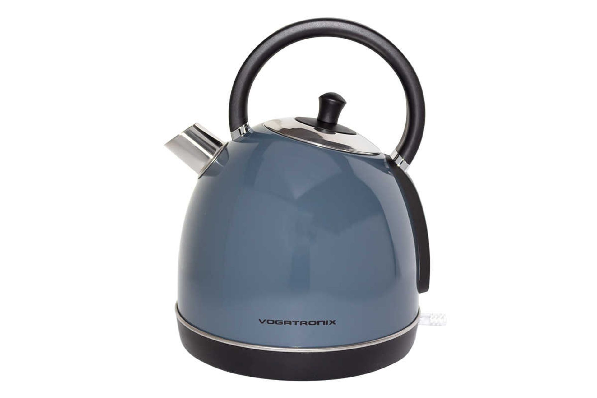 نمای سمت راست کتری برقی وگاترونیکس VE-205 رنگ آبی