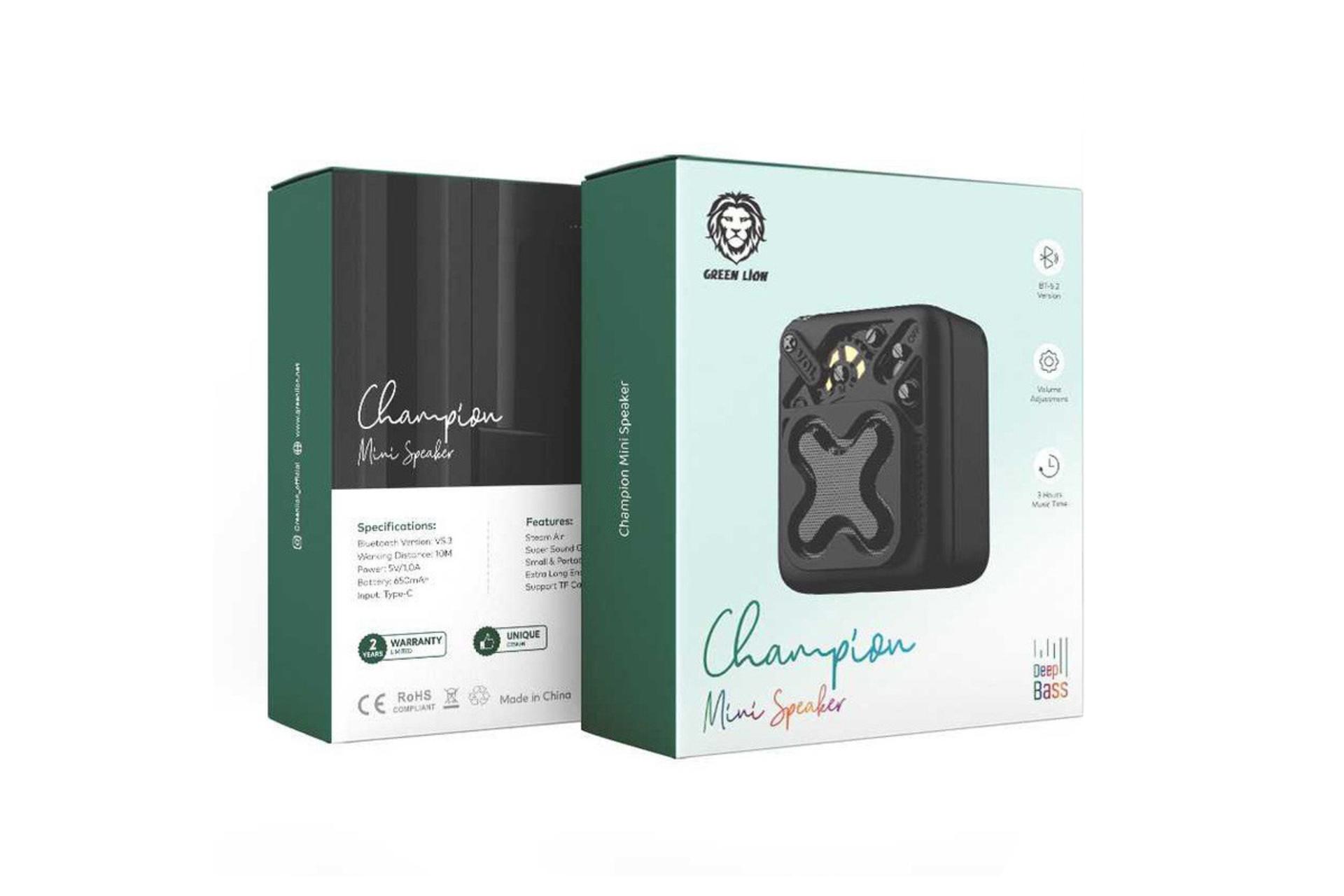 جعبه اسپیکر گرین لیون Champion Mini