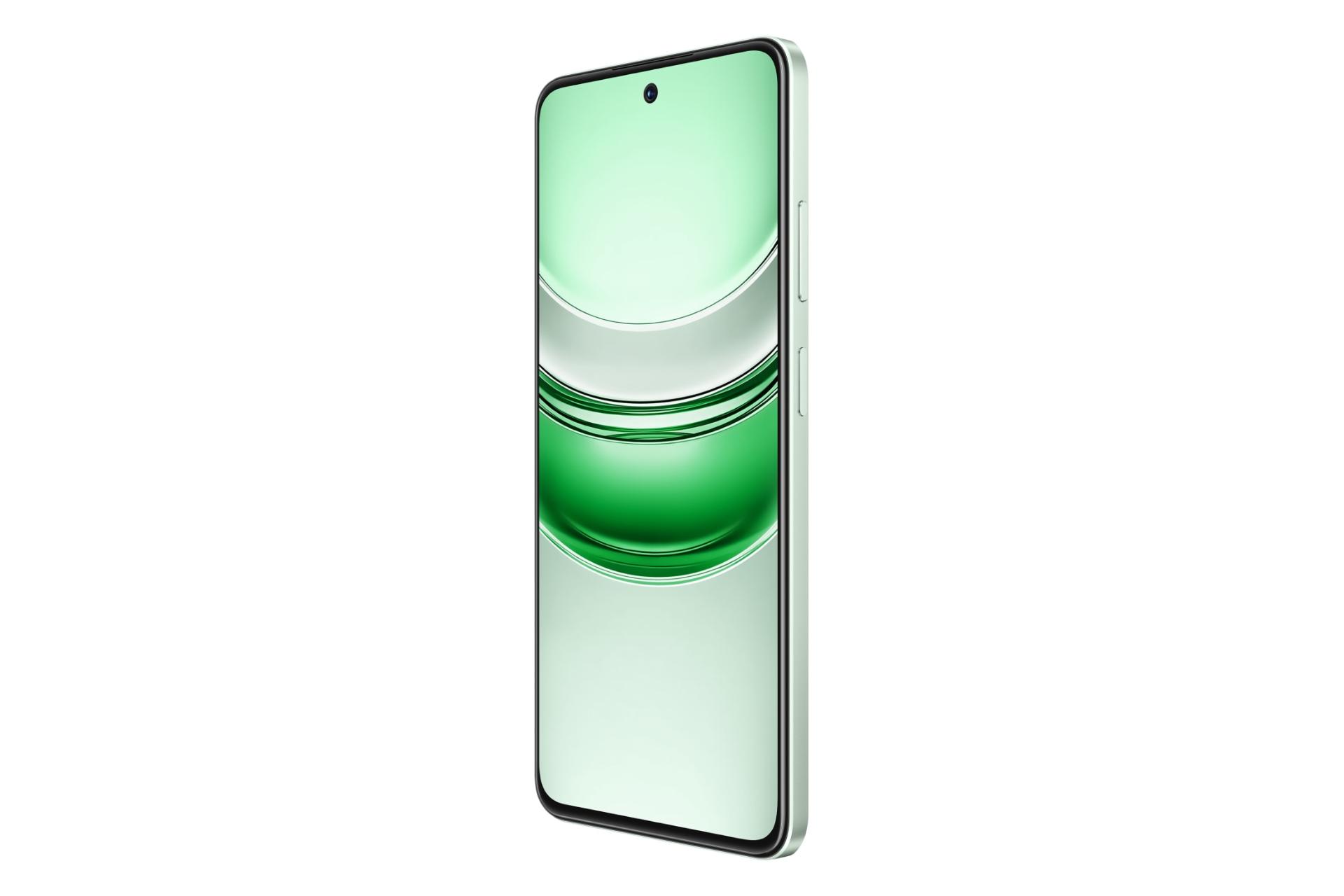 پنل جلو و صفحه نمایش گوشی موبایل ریلمی Realme C73 5G سبز روشن