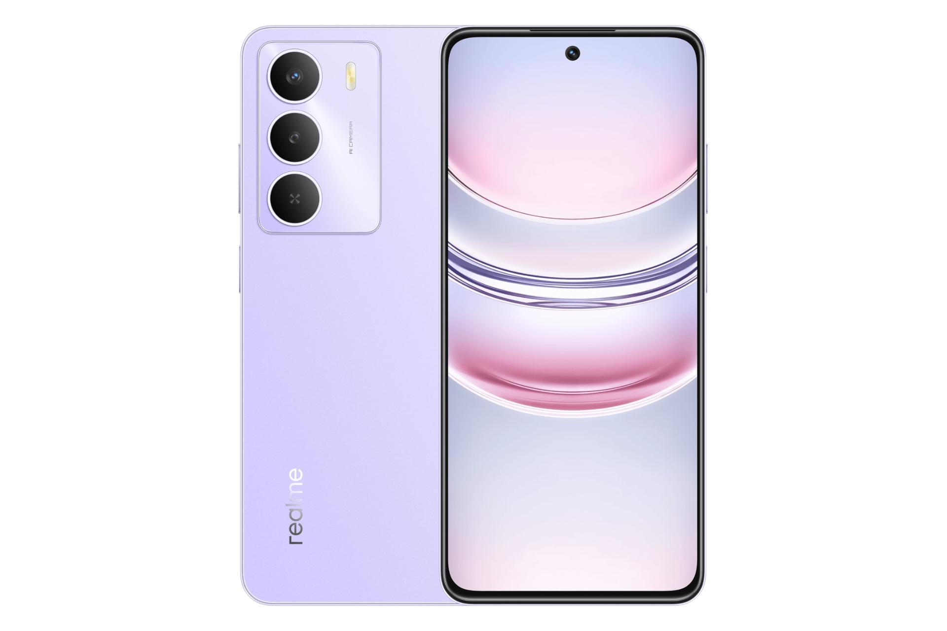 پنل جلو و پشت گوشی موبایل ریلمی Realme C73 5G ارغوانی