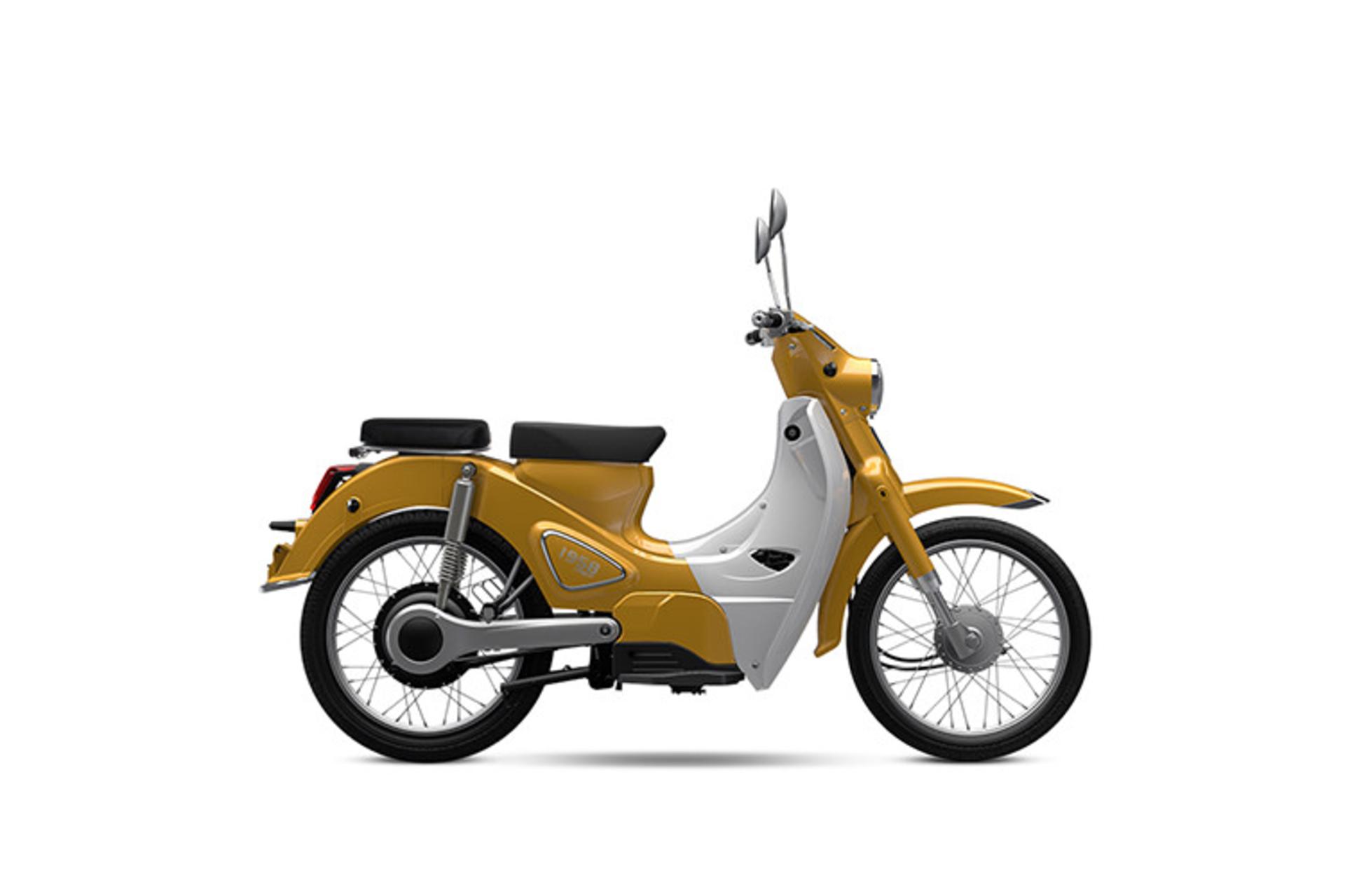 موتورسیکلت کویر موتور Kavir Motor 1958 رنگ زرد