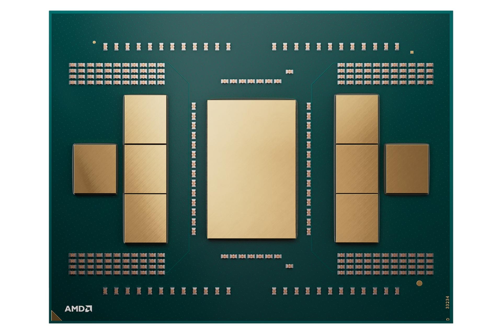 نمای Die پردازنده AMD رایزن تردریپر سری 9000 / AMD Ryzen Threadripper 9000 Series