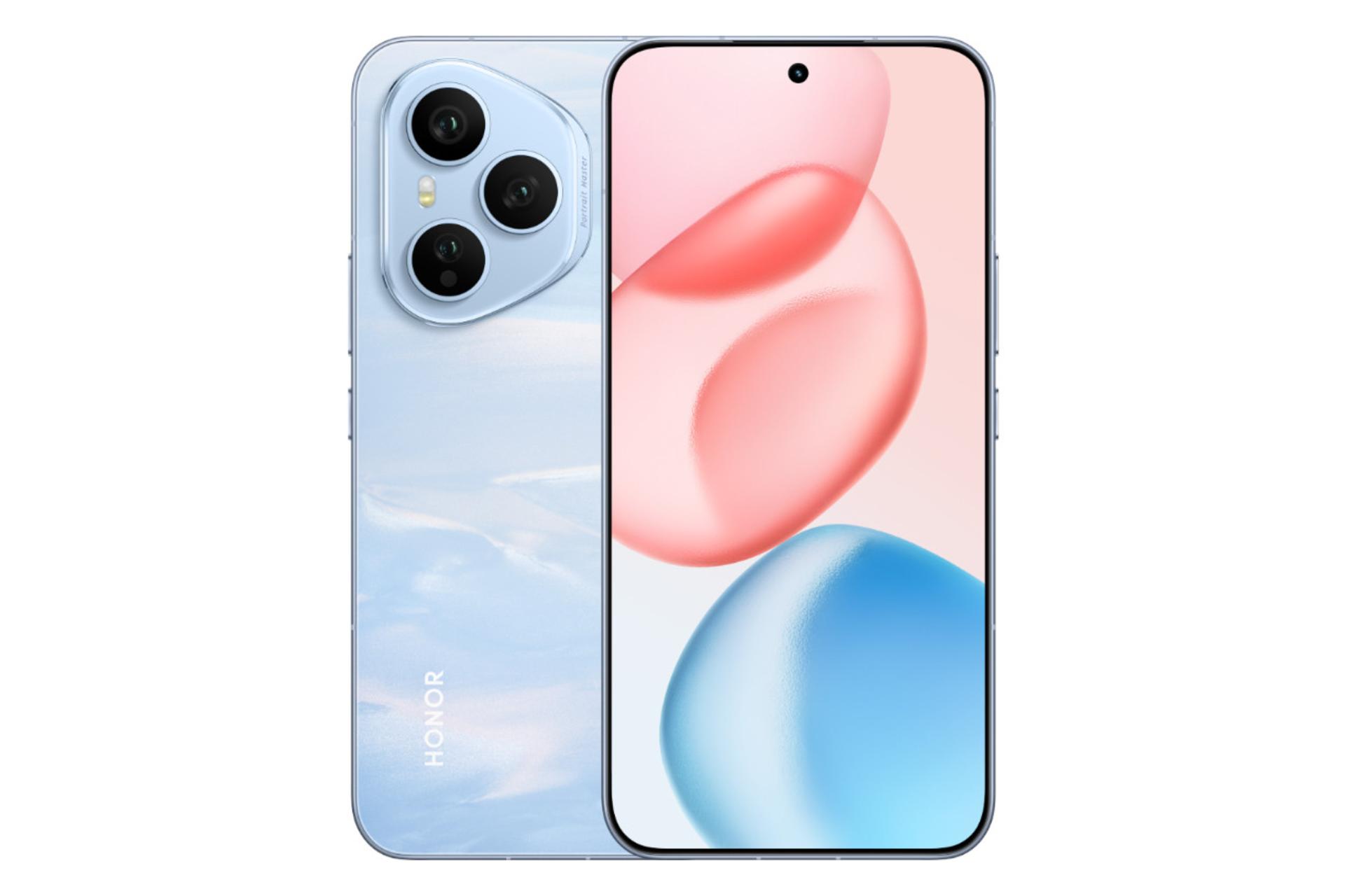 پنل جلو و پشت گوشی موبایل آنر 400 پرو نسخه چین آبی روشن / HONOR 400 Pro China