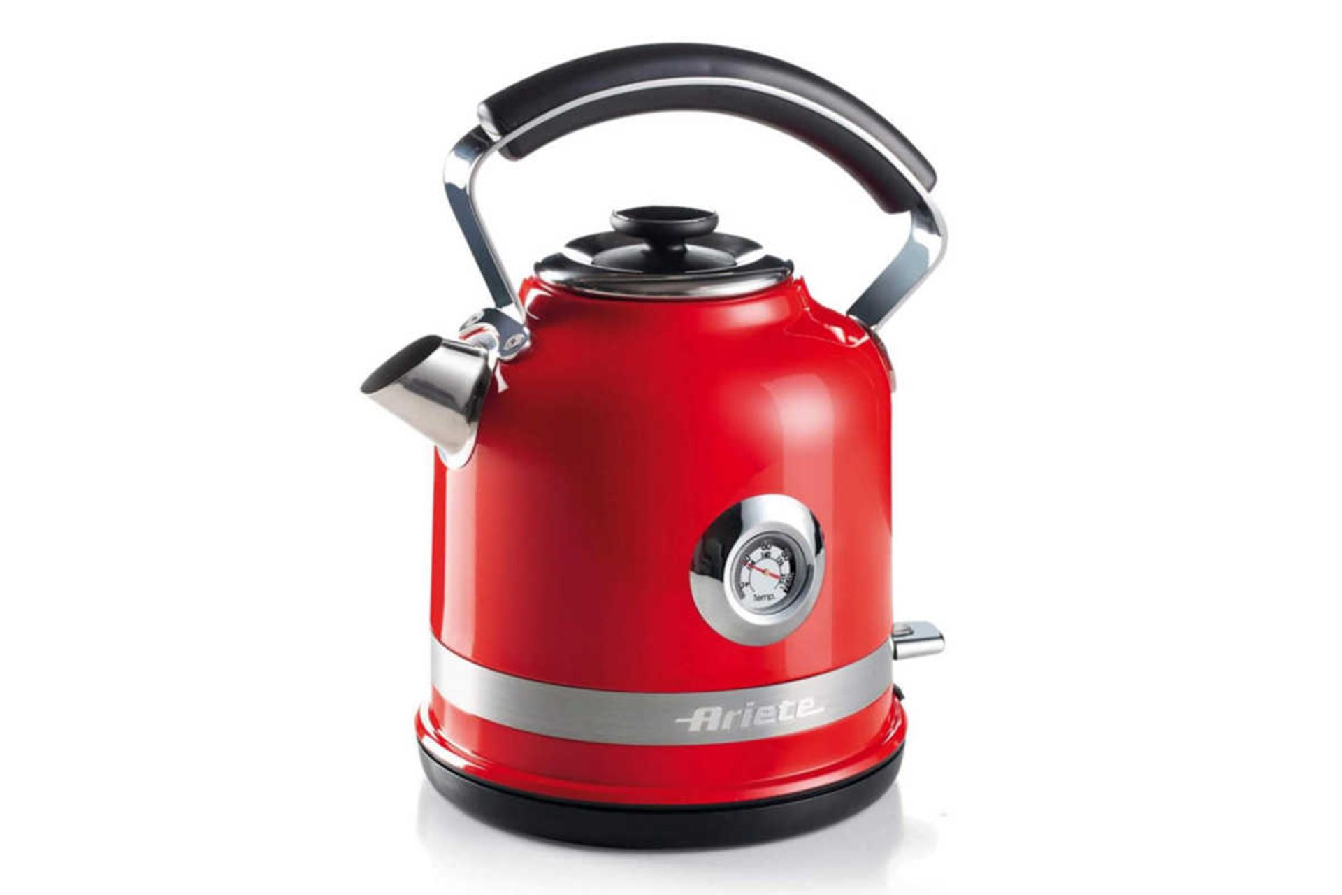 نمای سمت راست کتری برقی آریته MODERNA 2854 رنگ قرمز