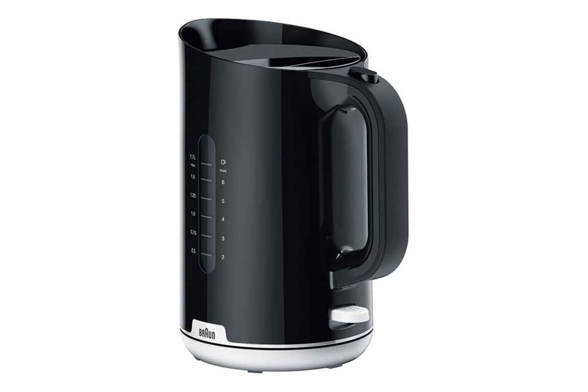 نمای سمت راست کتری برقی براون WK 1100 رنگ مشکی