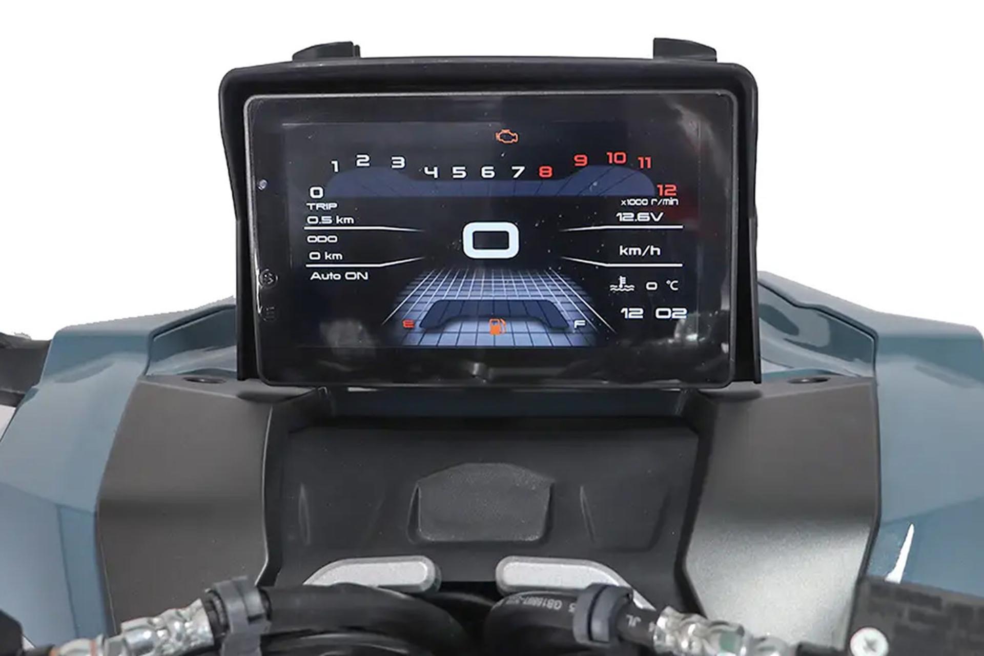 موتورسیکلت هانی موتور Hani Motor ADV 180 نمای سرعت سنج و کیلومترشمار