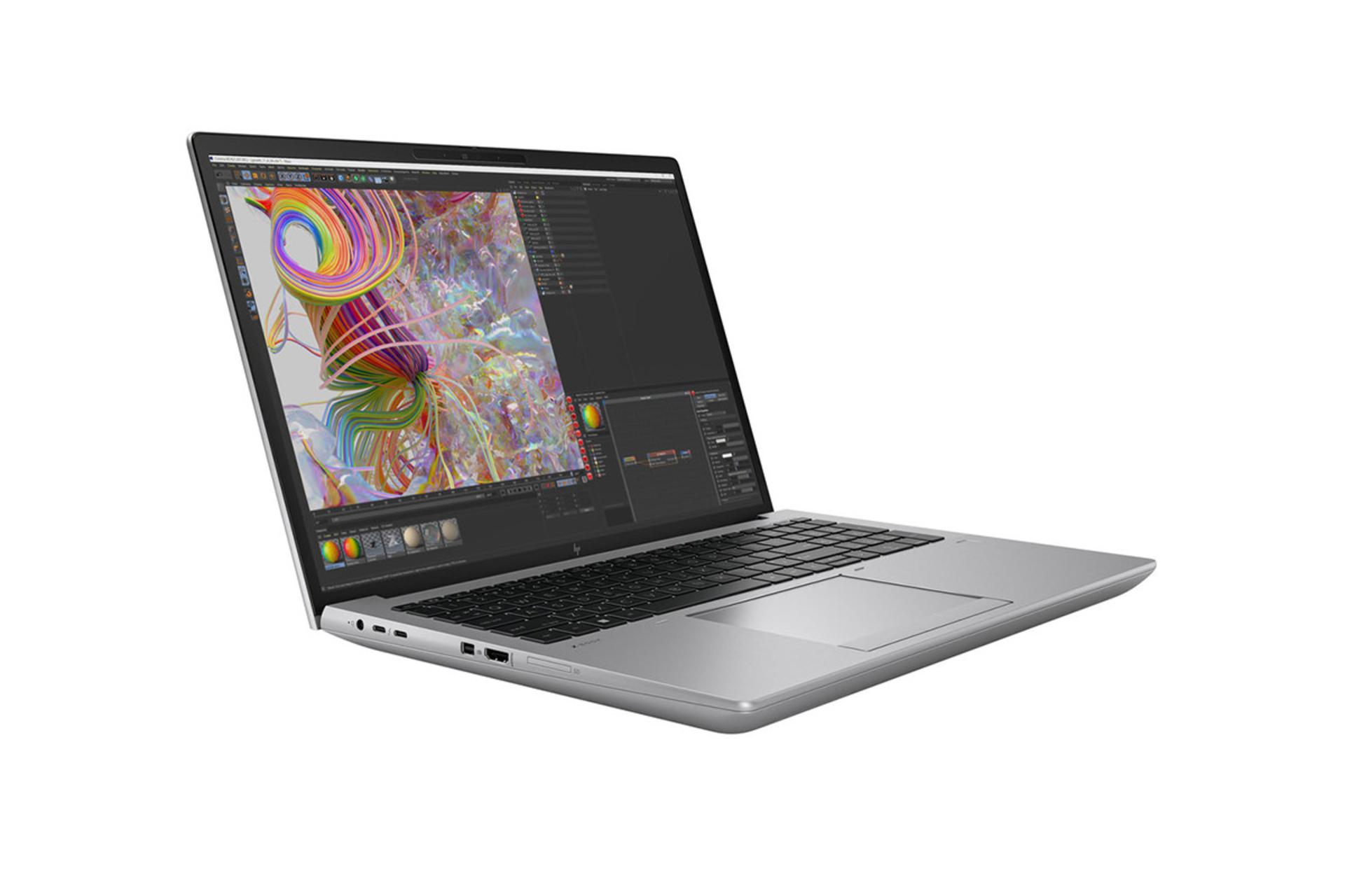 لپ تاپ اچ پی HP ZBook Fury G9 نمای جلو و چپ